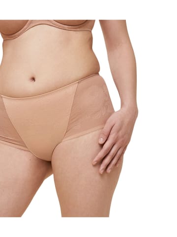 Triumph Pełne figi high waist w kolorze szaroróżowym