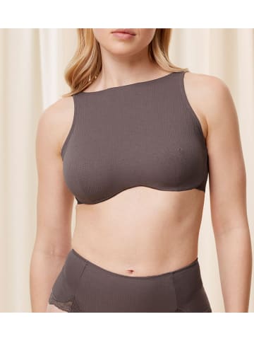 Triumph Biustonosz "Natural Spotlight" w kolorze szarym