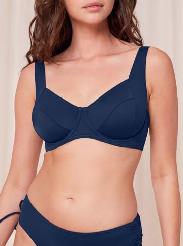 Triumph Biustonosz bikini w kolorze granatowym