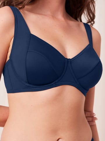 Triumph Biustonosz bikini w kolorze granatowym
