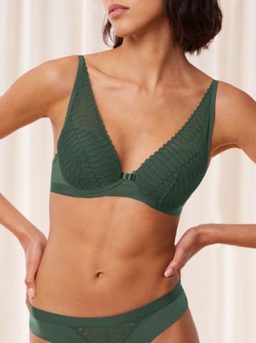 Triumph Beugelbeha donkergroen