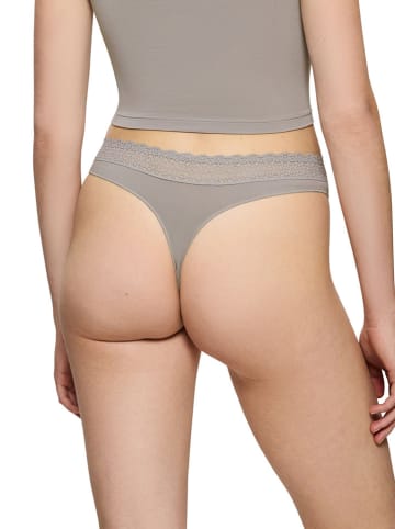 Triumph Stringi w kolorze szarym