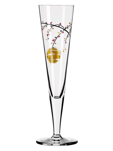 RITZENHOFF Kieliszek w kolorze złotym do szampana - 205 ml