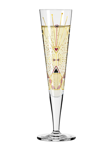 RITZENHOFF Champagnerglas "Goldnacht" in Gold/ Pink - 205 ml