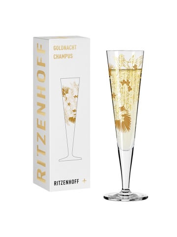 RITZENHOFF Champagneglas "Goldnacht 32 - M. Enterrios" - 205 ml