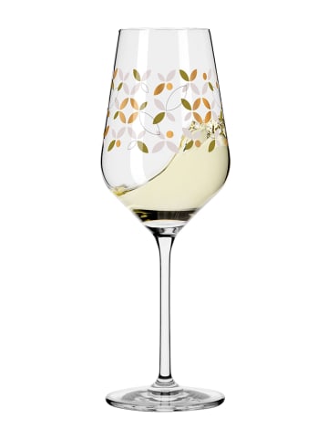 RITZENHOFF Kieliszek w kolorze zielono-pomarańczowym do białego wina - 380 ml