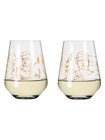 RITZENHOFF 2-delige set: glazen "Legendarisch goud" - 540 ml