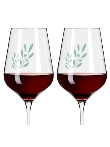 RITZENHOFF 2-delige set: wijnglazen "Organix 1 - R. Bohnenberg" - 570 ml