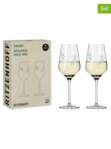 RITZENHOFF Kieliszki (2 szt.) "Organix 1 - R. Bohnenberg" do wina - 380 ml