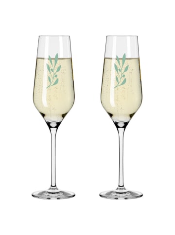 RITZENHOFF Kieliszki (2 szt.) "Organix 1 - R. Bohnenberg" do szampana - 250 ml