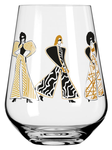 RITZENHOFF 2er-Set: Wassergläser "Online Fashion" in Schwarz/ Hellbraun - 500 ml