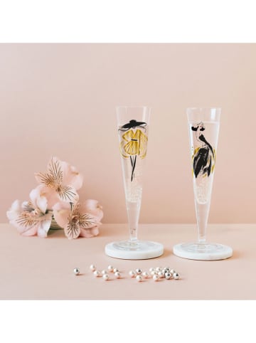 RITZENHOFF Kieliszek "Online Fashion" w kolorze czarnym do szampana - 200 ml