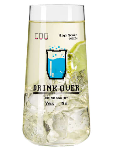 RITZENHOFF Glas "Gaming" in Schwarz/ Hellblau - 600 ml