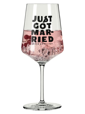 RITZENHOFF Cocktailglas "Spreuk" zwart - 500 ml