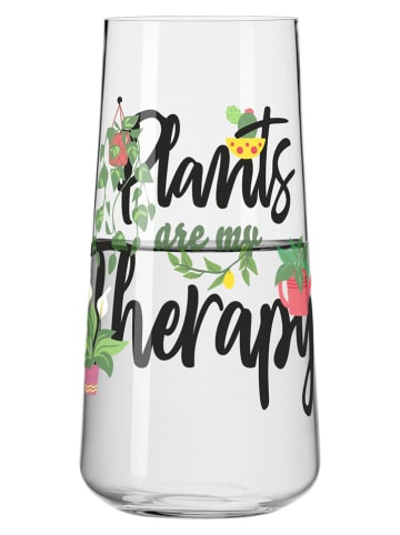 RITZENHOFF Szklanka "Home+Garden" w kolorze czarno-zielonym - 600 ml