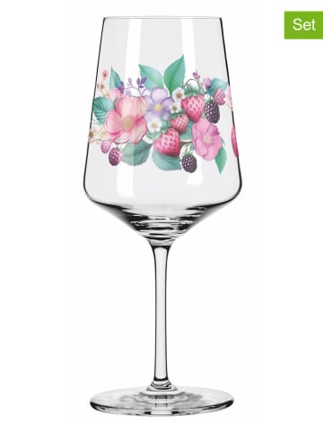 RITZENHOFF Kieliszki (2 szt.) w kolorze jasnoróżowym do koktajli - 544 ml