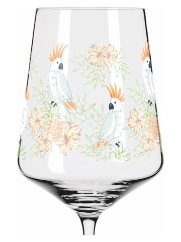 RITZENHOFF 2-delige set: cocktailglazen "Zomer Dauw" groen/oranje - 500 ml