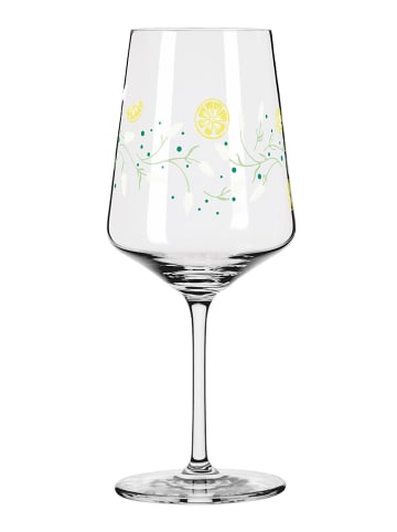 RITZENHOFF 4-delige set: cocktailglazen "Summer Dew Limoncello" geel/groen - 544 ml