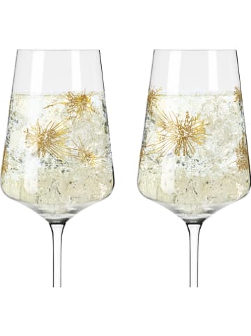 RITZENHOFF 2er-Set: Champagnergläser "Kristallreif - "Champus on Ice" - 400 ml
