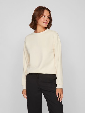 Vila Sweatshirt "Sandy" in Creme