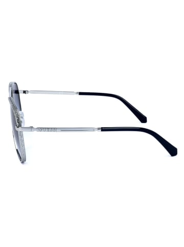 Guess Heren zonnebril zilverkleurig/donkerblauw