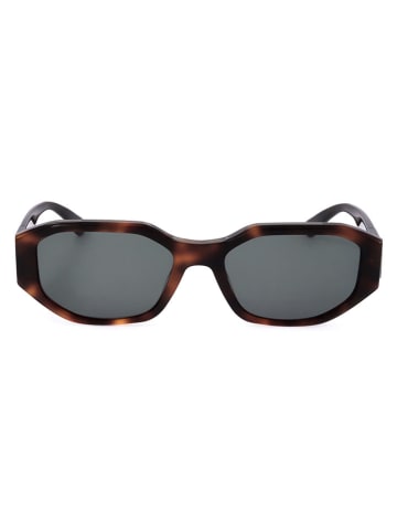 Karl Lagerfeld Damskie okulary przeciwsłoneczne w kolorze brązowo-czarnym