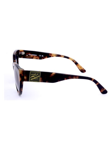 Karl Lagerfeld Dames zonnebril bruin/donkerblauw