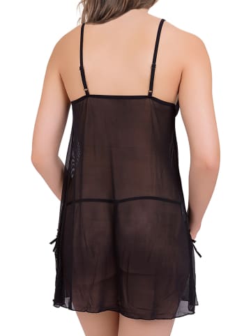 INTIMAX 2-częściowy zestaw bielizny "Sexy Babydoll" w kolorze czarnym