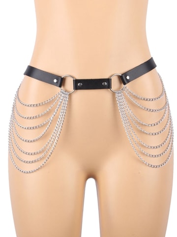 INTIMAX Paski harness w kolorze czarnym