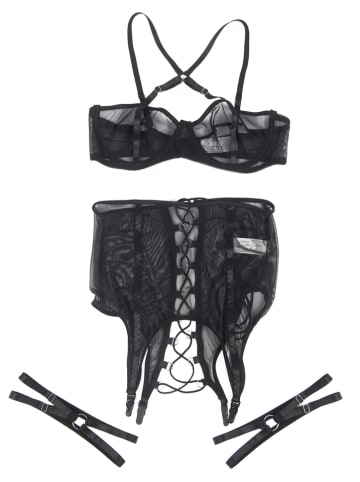 INTIMAX 5-delige lingerieset zwart