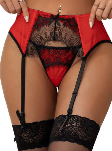 INTIMAX 2-delige lingerieset rood/zwart