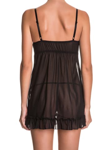 INTIMAX 2tlg. Wäsche-Set in Schwarz/ Lila