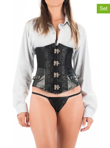 INTIMAX 2tlg. Wäsche-Set "Aubrey" in Schwarz