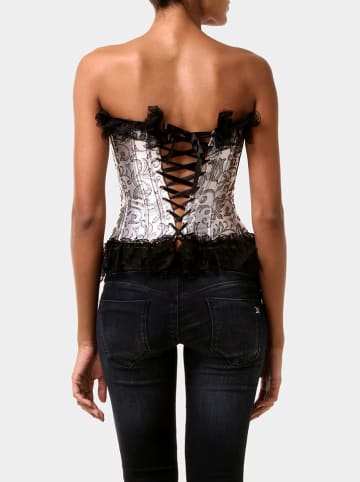INTIMAX Corsage in Silber/ Schwarz