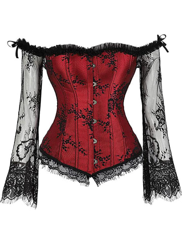 INTIMAX Corsage in Schwarz/ Rot