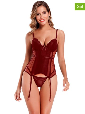 INTIMAX 2tlg. Wäsche-Set in Bordeaux