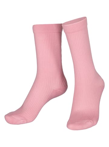 Copenhagen Studios 3er-Set: Tennissocken in Rosa/ Hellblau/ Schwarz