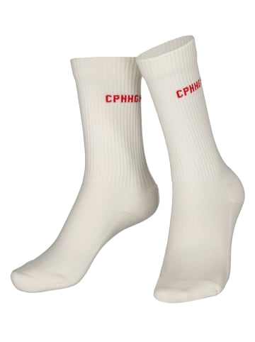 Copenhagen Studios Skarpety (3 pary) w kolorze białym do tenisa