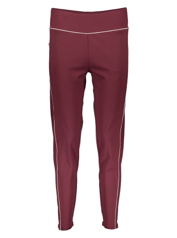 Copenhagen Studios Legginsy sportowe w kolorze bordowym