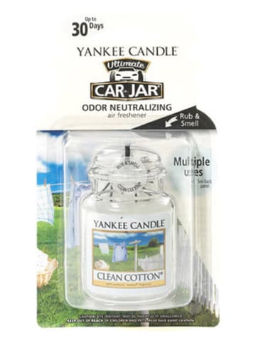 Yankee Candle Zapach do samochodu "Car Jar Ultimate" - Clean Cotton
