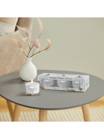 Yankee Candle 3-delige set: geurkaarsen "Clean Cotton" - 3x 37 g