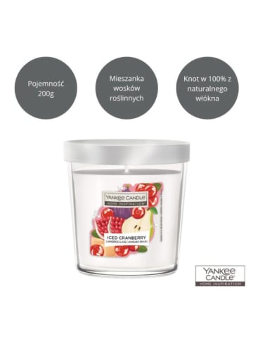 Yankee Candle Home Inspiration Świeca zapachowa "Iced Cranberry" - 200 g