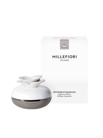 Millefiori Milano Duft-Diffuser ''Flower'' in Grau - (H)7 x Ø 10 cm