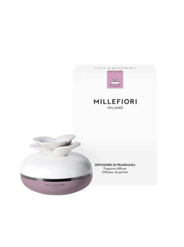 Millefiori Milano Geurdiffuser "Flower" roze - (H)7 x Ø 10 cm