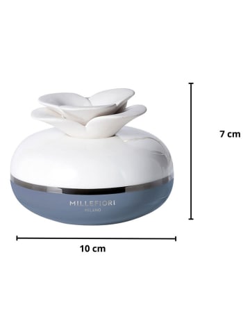 Millefiori Milano Geurdiffuser "Flower" blauw - (H)7 x Ø 10 cm