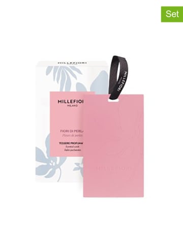 Millefiori Milano 3-delige set: geurhangers “Fiori Di Perla” - (B)10 x (H)15,5 cm