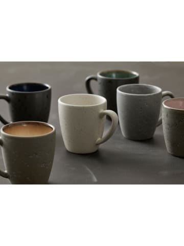 Bitz 6er-Set: Tassen in Dunkelblau/ Schwarz - 190 ml