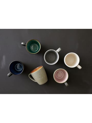 Bitz 6-delige set: koppen groen/zwart - 190 ml