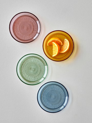 Bitz 6-delige set: dessertborden lichtroze - Ø 18 cm