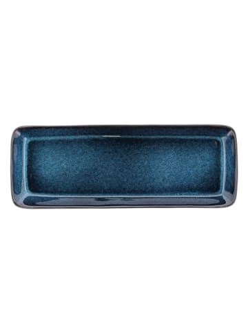 Bitz Serveerplateau zwart/donkerblauw - (B)38 x (H)14 x (D)7 cm